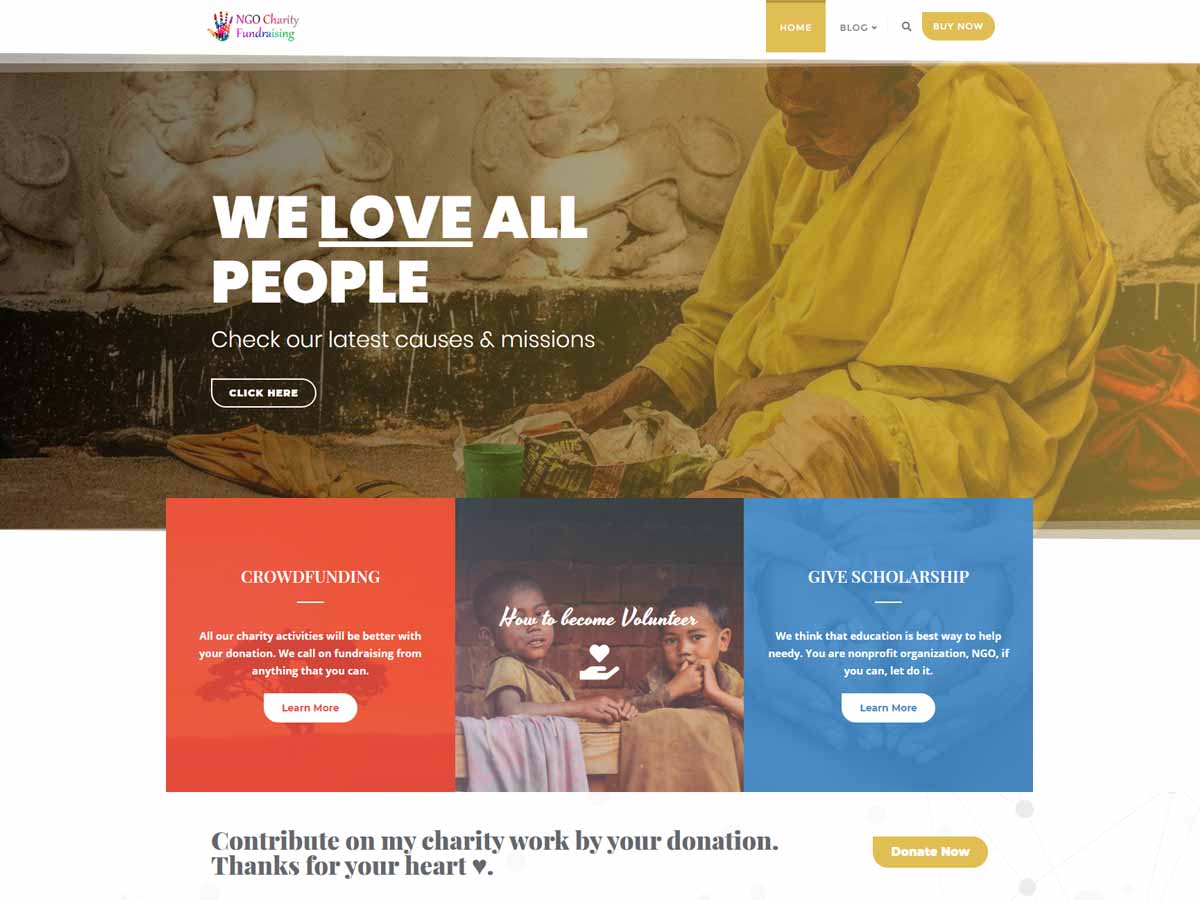 Lend hands to needy