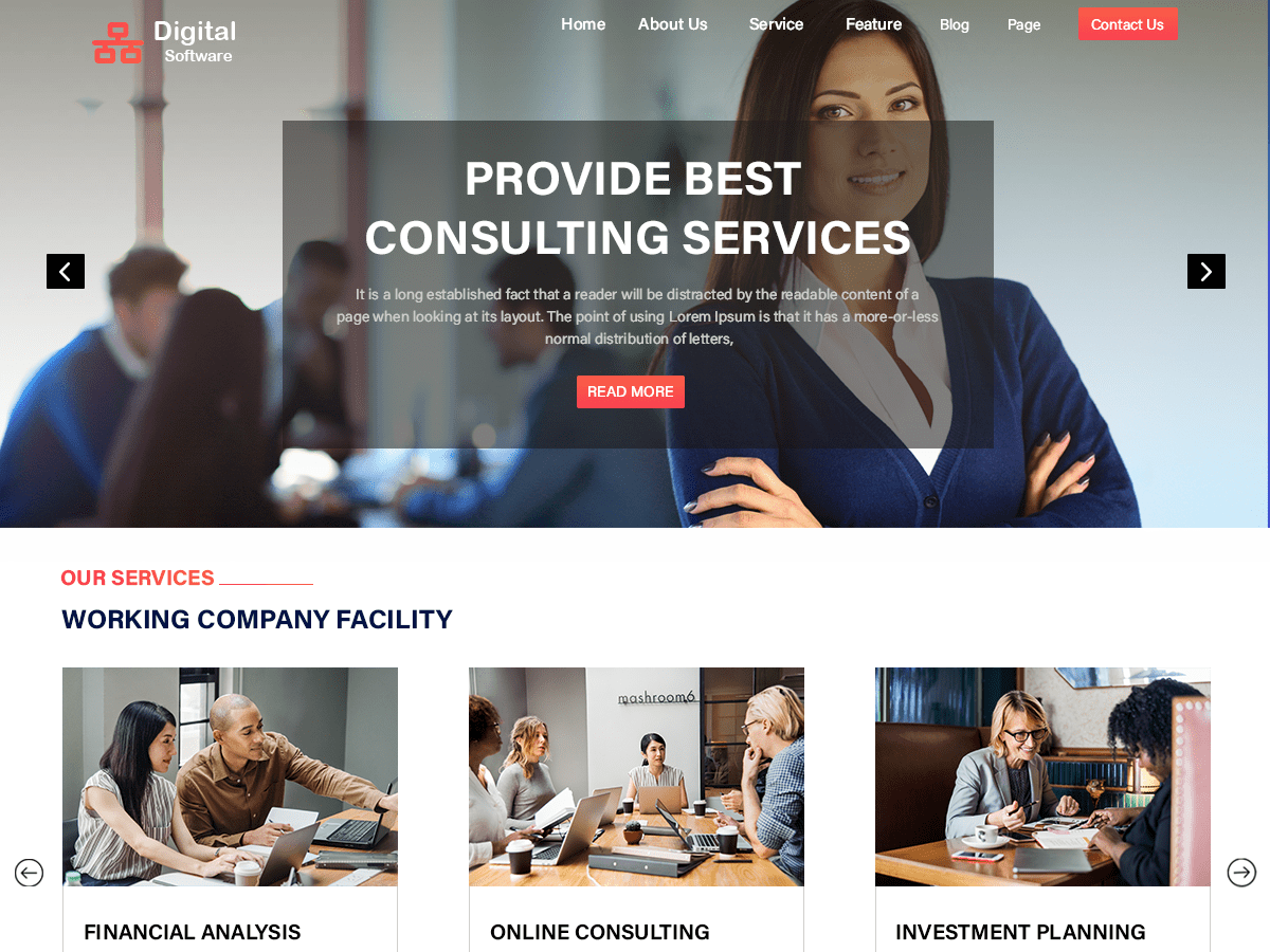 Financial Consulting services