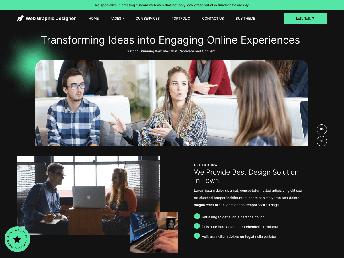 Graphic Designer service