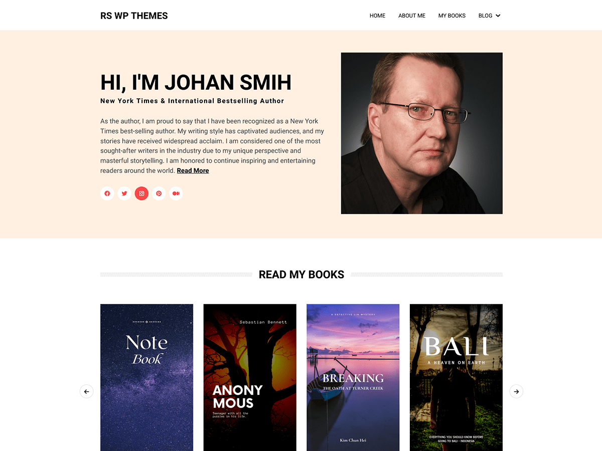 Author personal branding