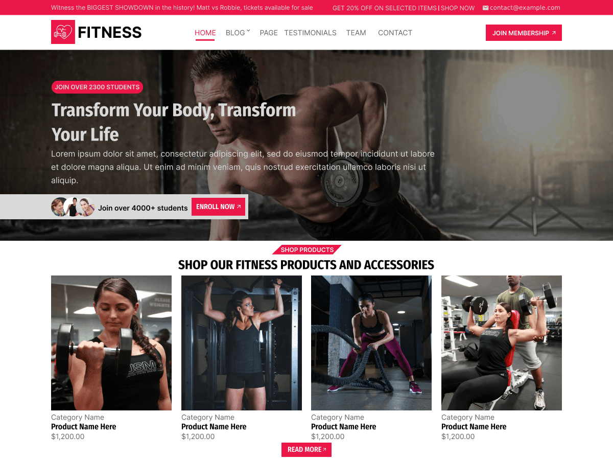 Own fittness class