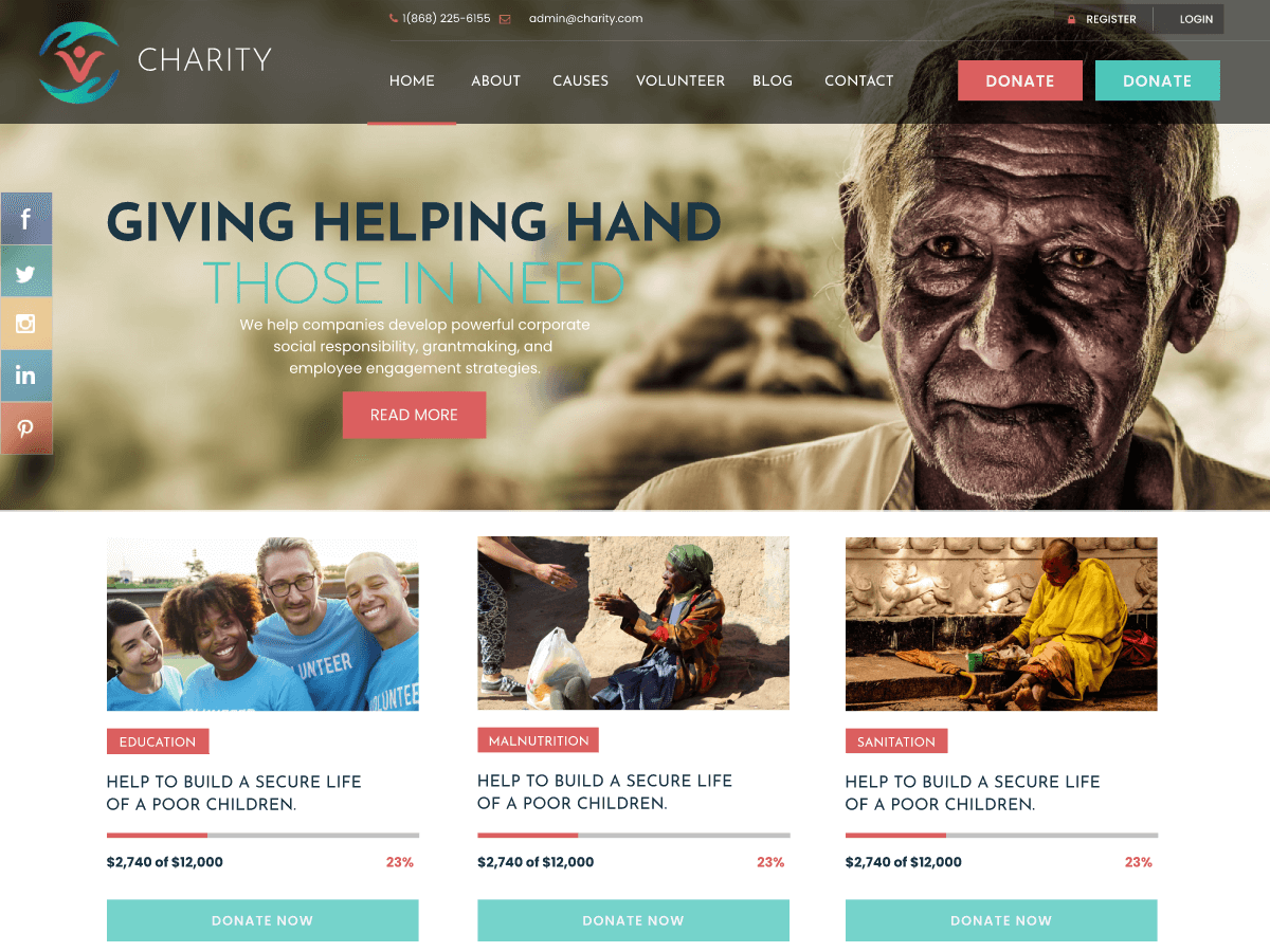 Helping and funding